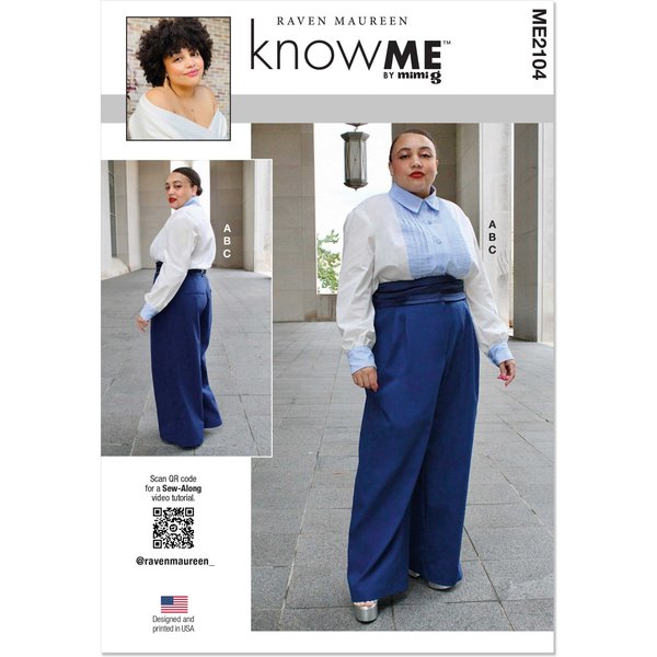 Patron KnowMe 2104.K5 - Chemise, Pantalon et Ceinture par Raven Maureen