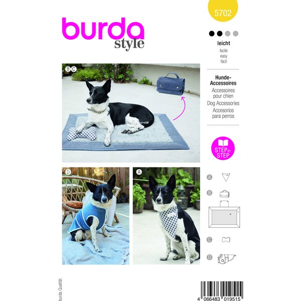 Patron Burda 5702 - Accessoires pour animaux de compagnie