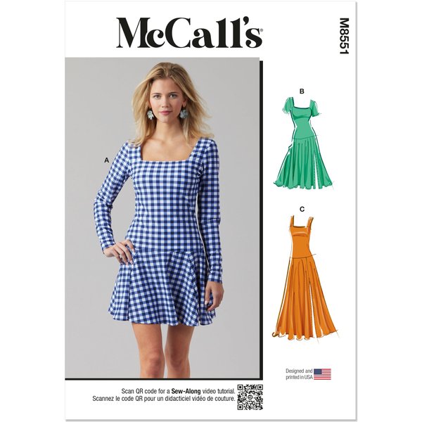 Patron Mccall's 8551.R5 (42-50) - Bobe En Maille Avec Variations-image