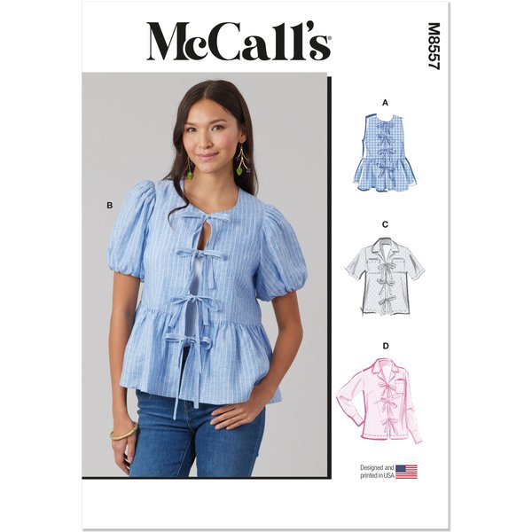 Patron Mccall's 8557.BB (50-56) - Blouses à Nouettes-image