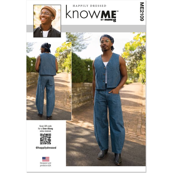 Patron Knowme 2109.AA (46-54) - Gilet Et Pantalon Pour Homme-image