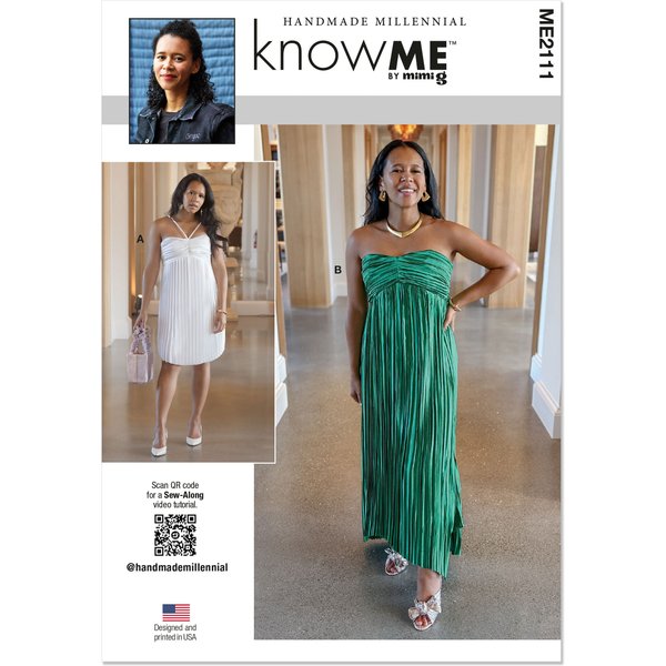 Patron Knowme 2111.U5 (44-52) - Robe En Deux Longueurs-image
