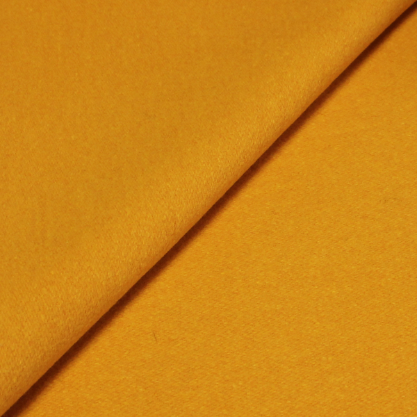 Drap De Laine Contrecollé Sur Jersey - Moutarde (Coupon De 1.60 MèTres)-image