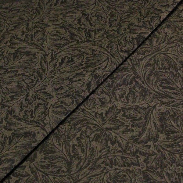 Jean's Jacquard - Feuillage Ornemental (Coupon De 4 MèTres)-image