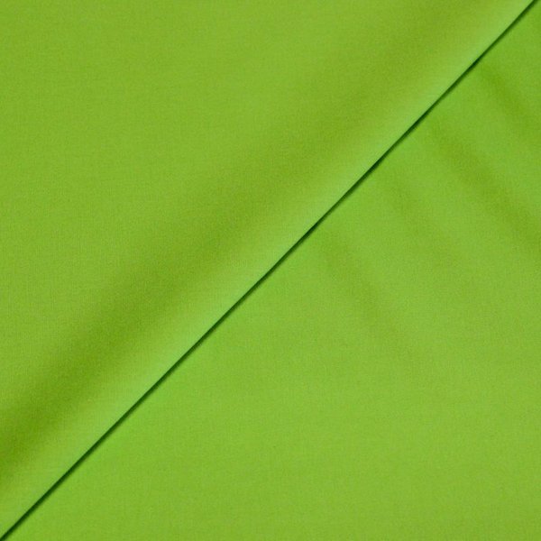 Popeline Coton & éLasthanne - Vert Pomme-image