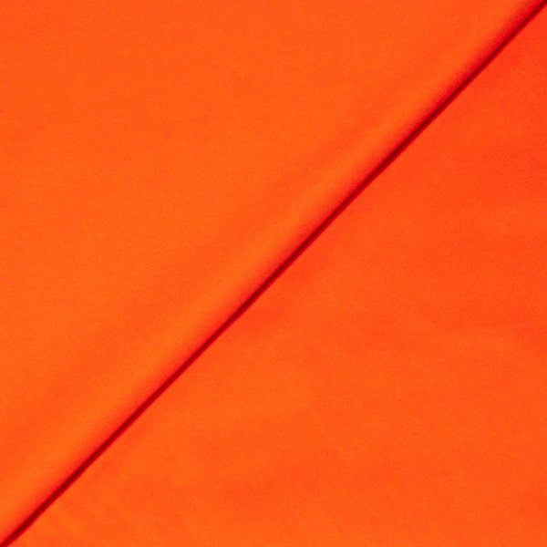 Popeline Coton & éLasthanne - Orange-image