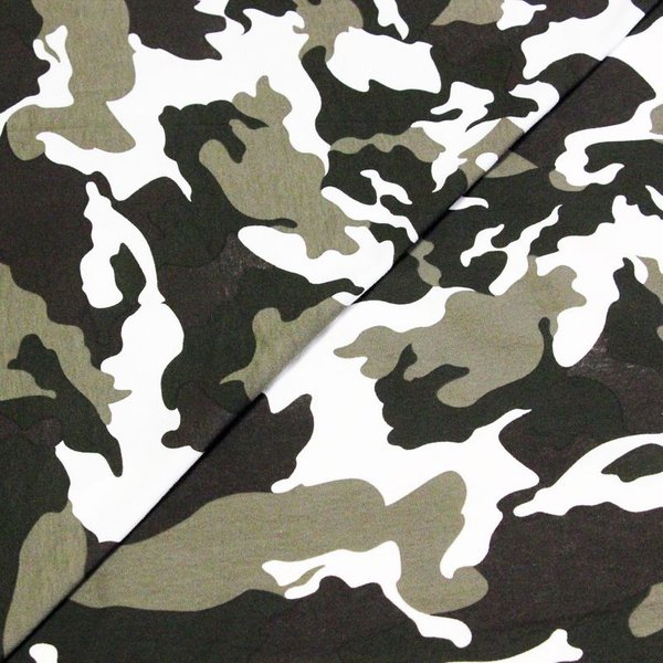 Jersey Coton & éLasthanne - Camouflage-image