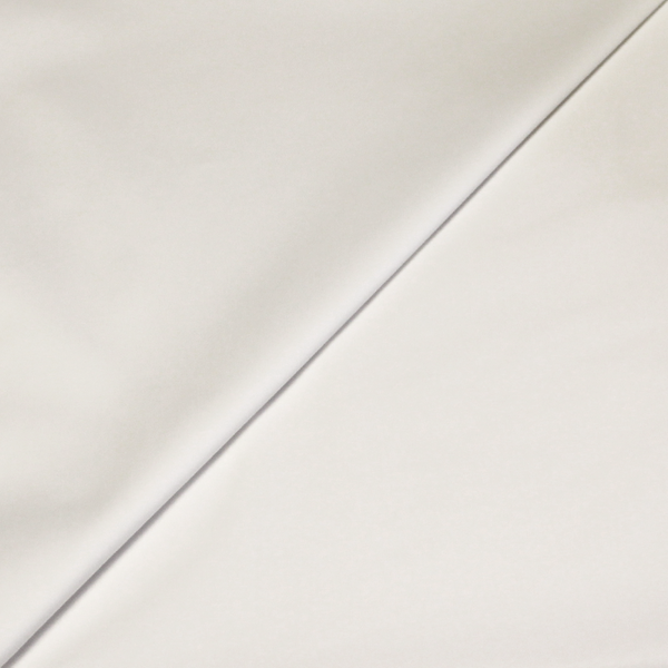 Gabardine Fine Coton & éLasthanne - Blanc Optique-image