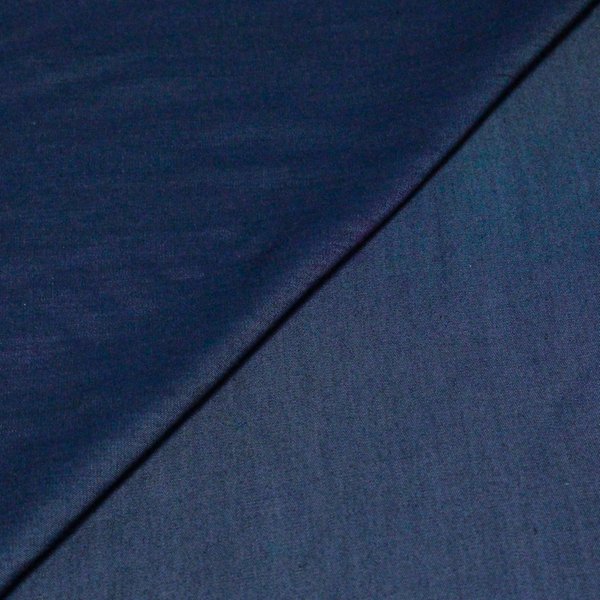 Jean's poids chemise/robe 100% lyocell - Bleu