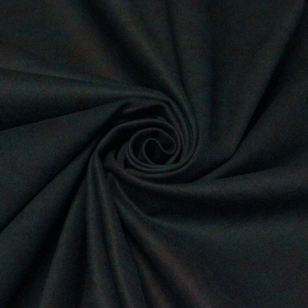 Satin Mat Coton & éLasthanne - Fleurs Violettes Fond Bleu Foncé-image