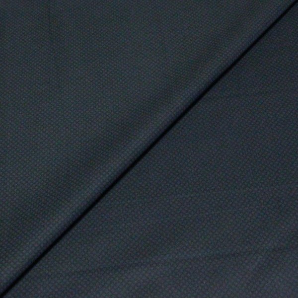 Satin mat coton & élasthanne - Losange gris vert