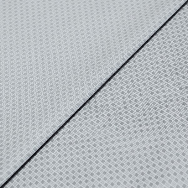 Gabardine Coton & éLasthanne - Losange Gris-image