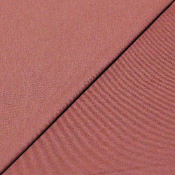 Jersey 100% Coton - Vieux Rose-image