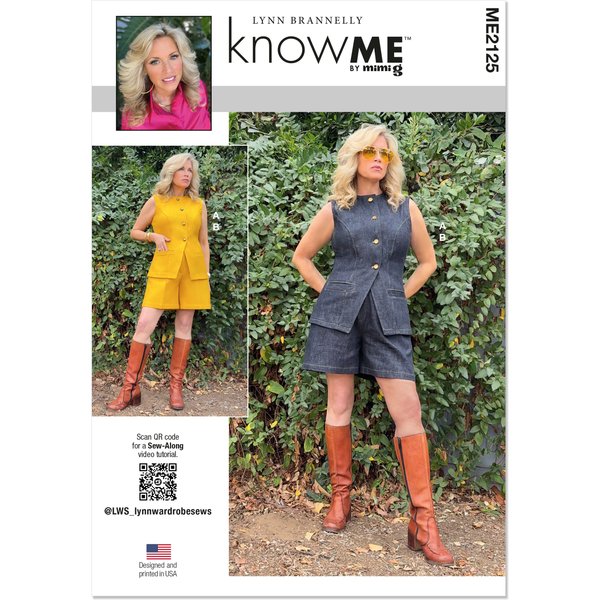 Patron Knowme 2125.Y5 (46-54) - Veste & Shorts-image