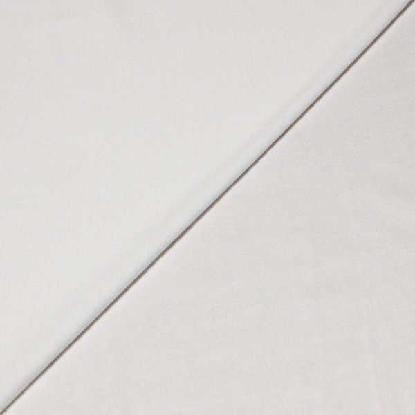 Jersey 100% coton - Blanc cassé