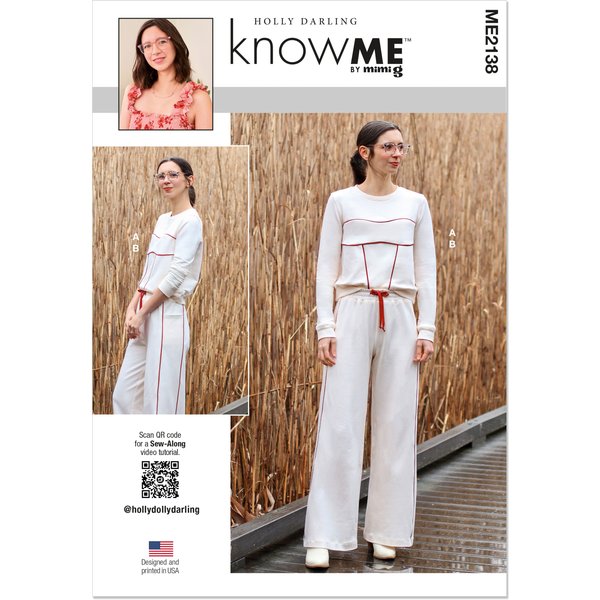 Patron Knowme 2138.D5 (32-40) - Ensemble Sweat & Pantalon Large-image