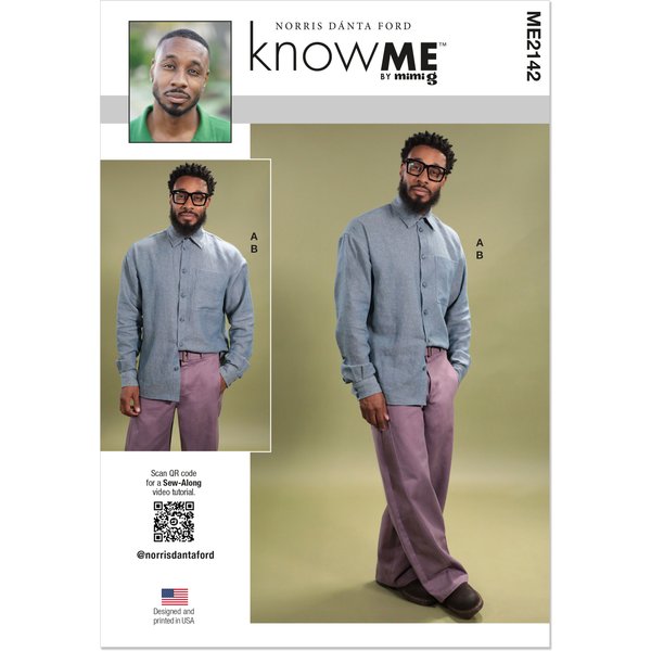 Patron Knowme 2142.BB (56-54) - Chemise & Jeans Homme-image