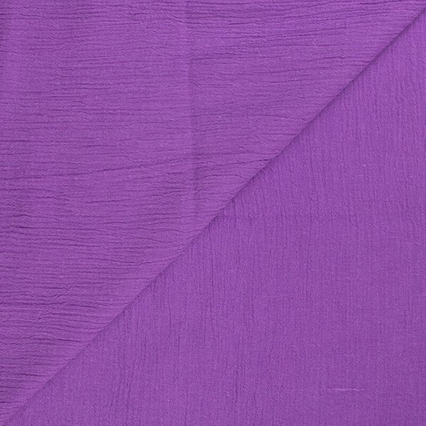 Crêpon 100% coton – Violet