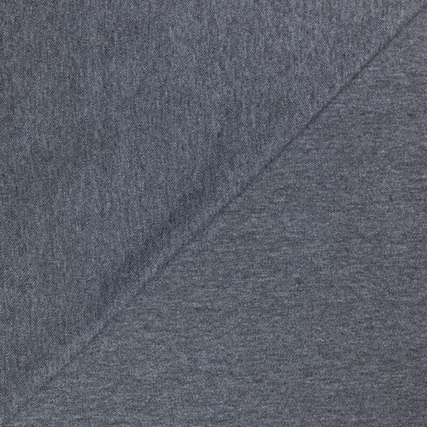 Maille Piqué Coton & éLasthanne - Gris Anthracite-image