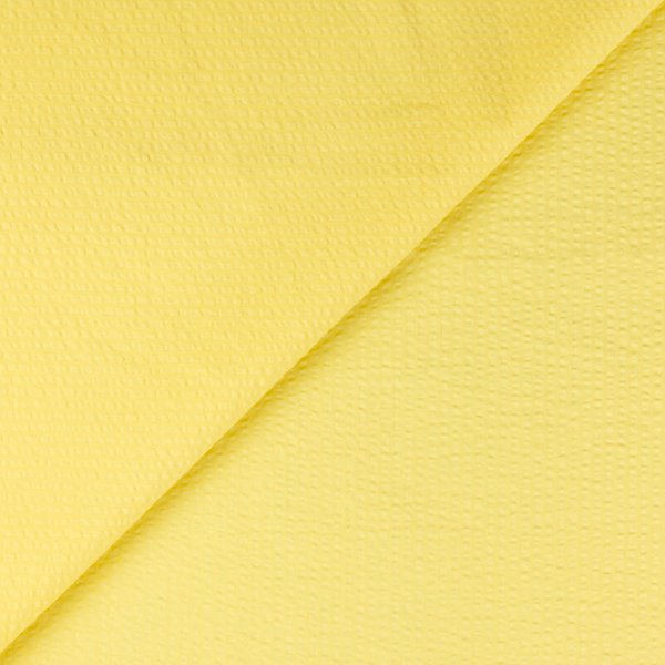 Seersucker 100% coton – Jaune