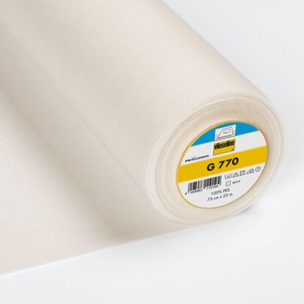Vlieseline G770 écru – Entoilage thermocollant tissé bi-élastique