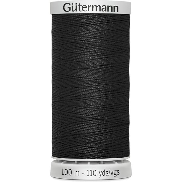 Fil Extra Fort GüTermann 100 M N°000 - Noir-image