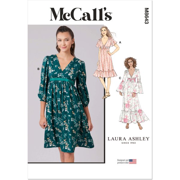 Patron Mccall's N°8643 – Robes Empire BohèMes – P5 (40-48)-image