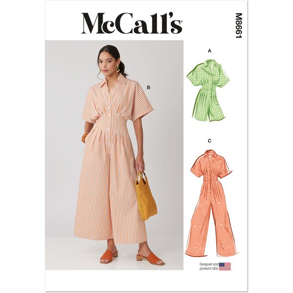 Patron Mccall's N°8661 – Combinaison BoutonnéE – K5 (36-44)-image