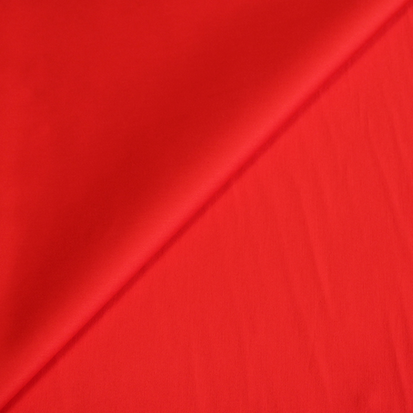 Satin Coton & éLasthanne - Rouge-image