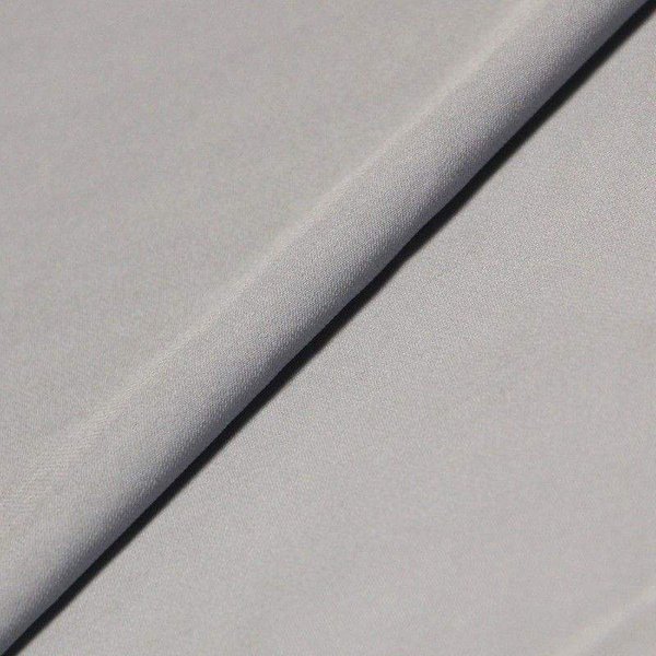 Crêpe 100% soie - Gris