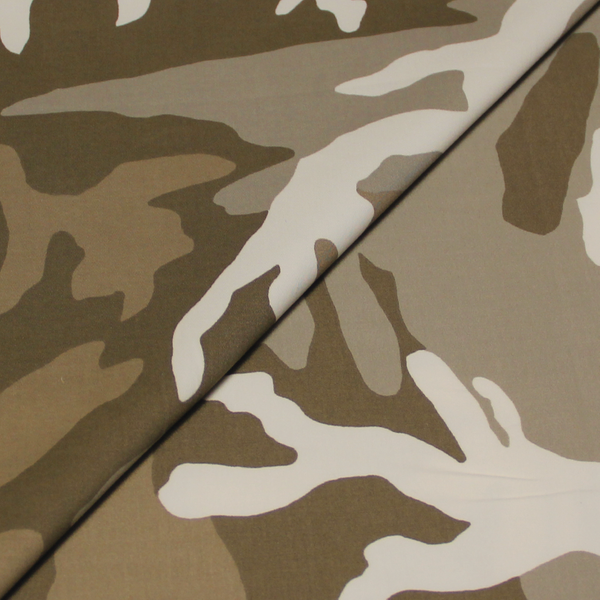 Satin Coton & éLasthanne - Camouflage-image