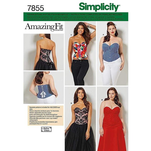 Patron Simplicity 1183.BB - Corset