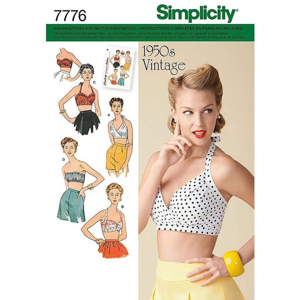 Patron Simplicity 1426.D5 - Soutien Gorge Vintage-image