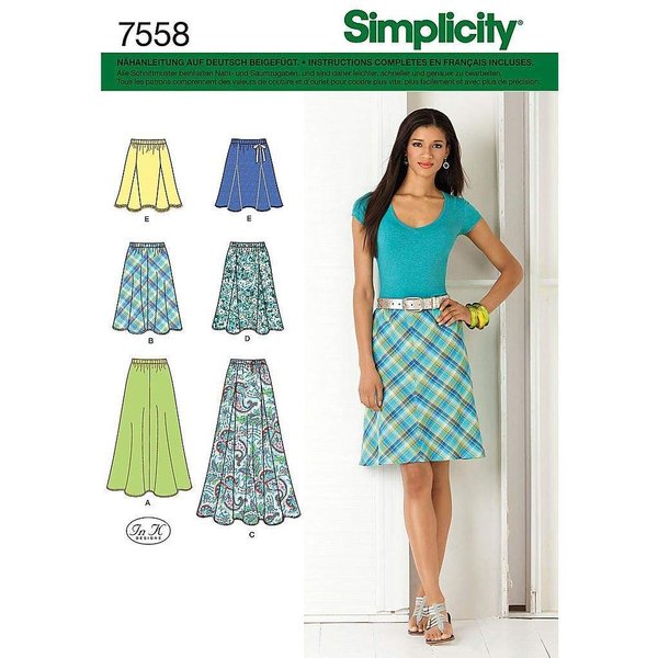 Patron Simplicity 2184.H5 - Jupe Femme-image