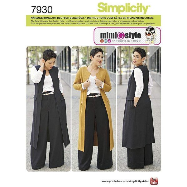 Patron Simplicity 8177.AA Ensemble Femme-image
