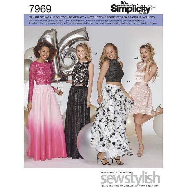 Patron Simplicity 8328.D5 - Ensemble De SoiréE-image