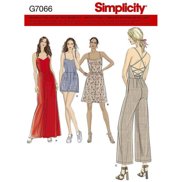 Patron Simplicity 8635.H5 - robe et combinaison