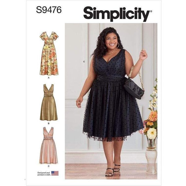 Patron Simplicity S9476.FF - Robe pour femmes