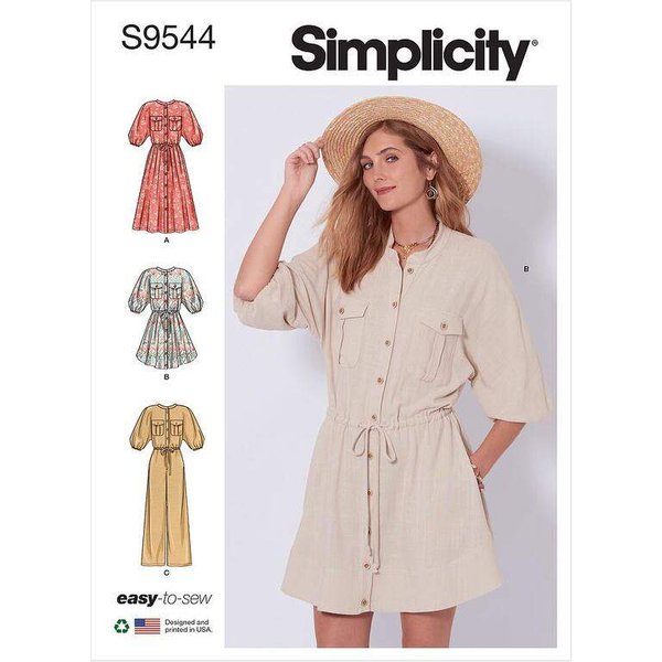 Patron Simplicity S9544.U5 - Robe, pull et jupes pour femme