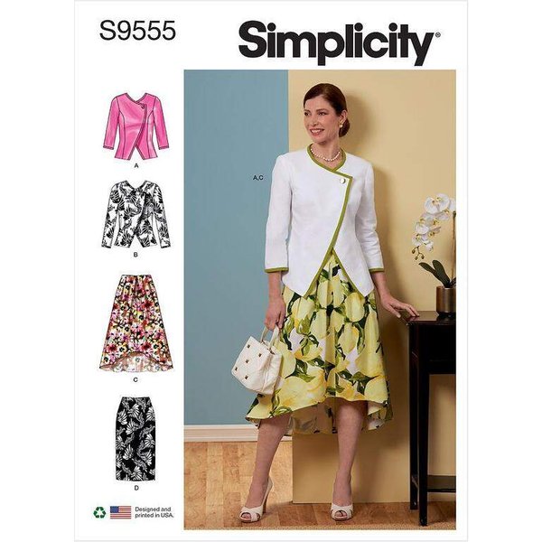 Patron Simplicity S9555.U5 - Veste et Jupes pour jeunes filles