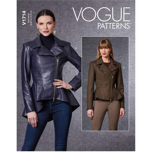 Patron Vogue 1714 B5 - Veste Moulante-image