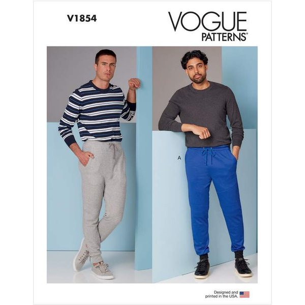 Patron Vogue 1854 Mxx - Pantalon Homme Pour Jogging-image