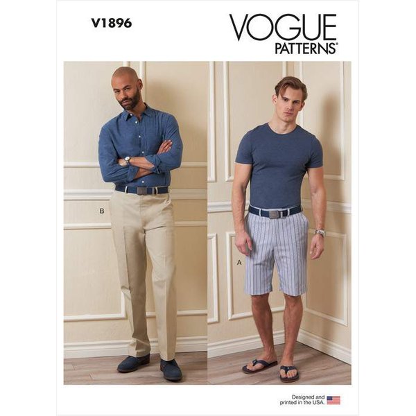 Patron Vogue 1896 Mxx - Short Et Pantalon Pour Homme-image