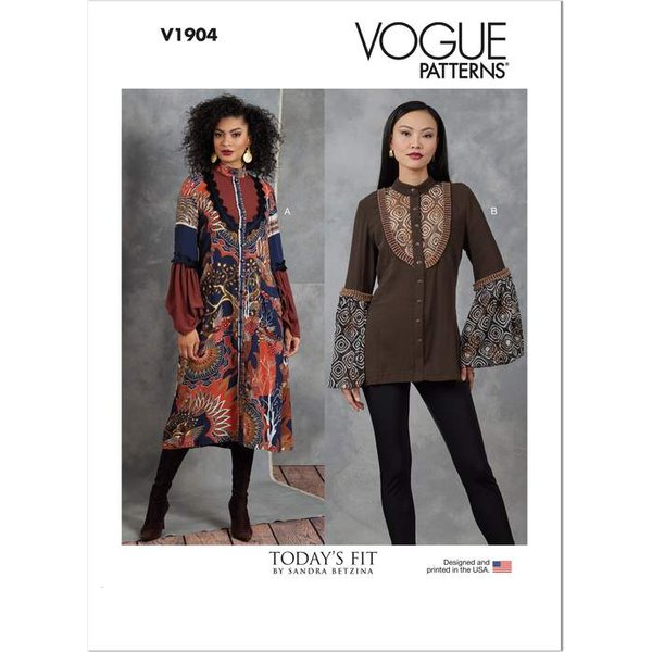 Patron Vogue 1904 A - Robe & tunique