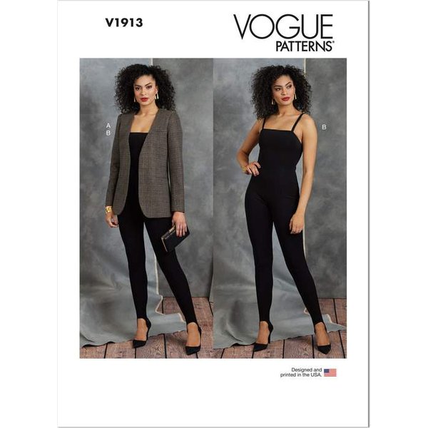 Patron Vogue 1913 Y5 - Blazer & combinaison