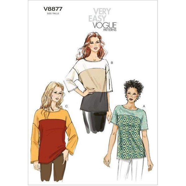 Patron Vogue 8877 Y - Haut Ample-image