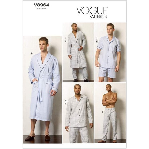 Patron Vogue 8964 Mxx - Ensemble De Pyjama Pour Homme-image