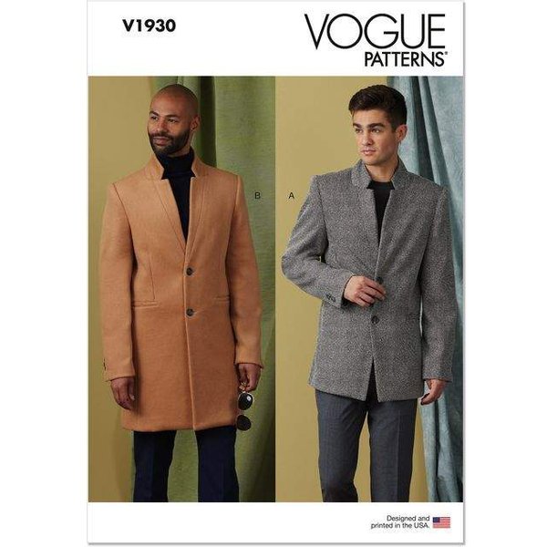 Patron Vogue 1930 Mxx - Manteau Homme Cintré-image