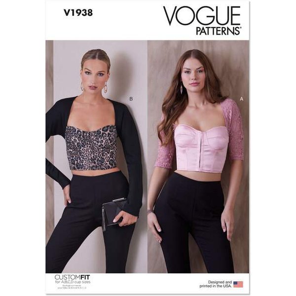 Patron Vogue 1938 Y5 - Haut Style Corset-image