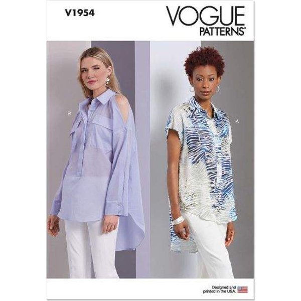 Patron Vogue 1954 B5 - Hauts amples